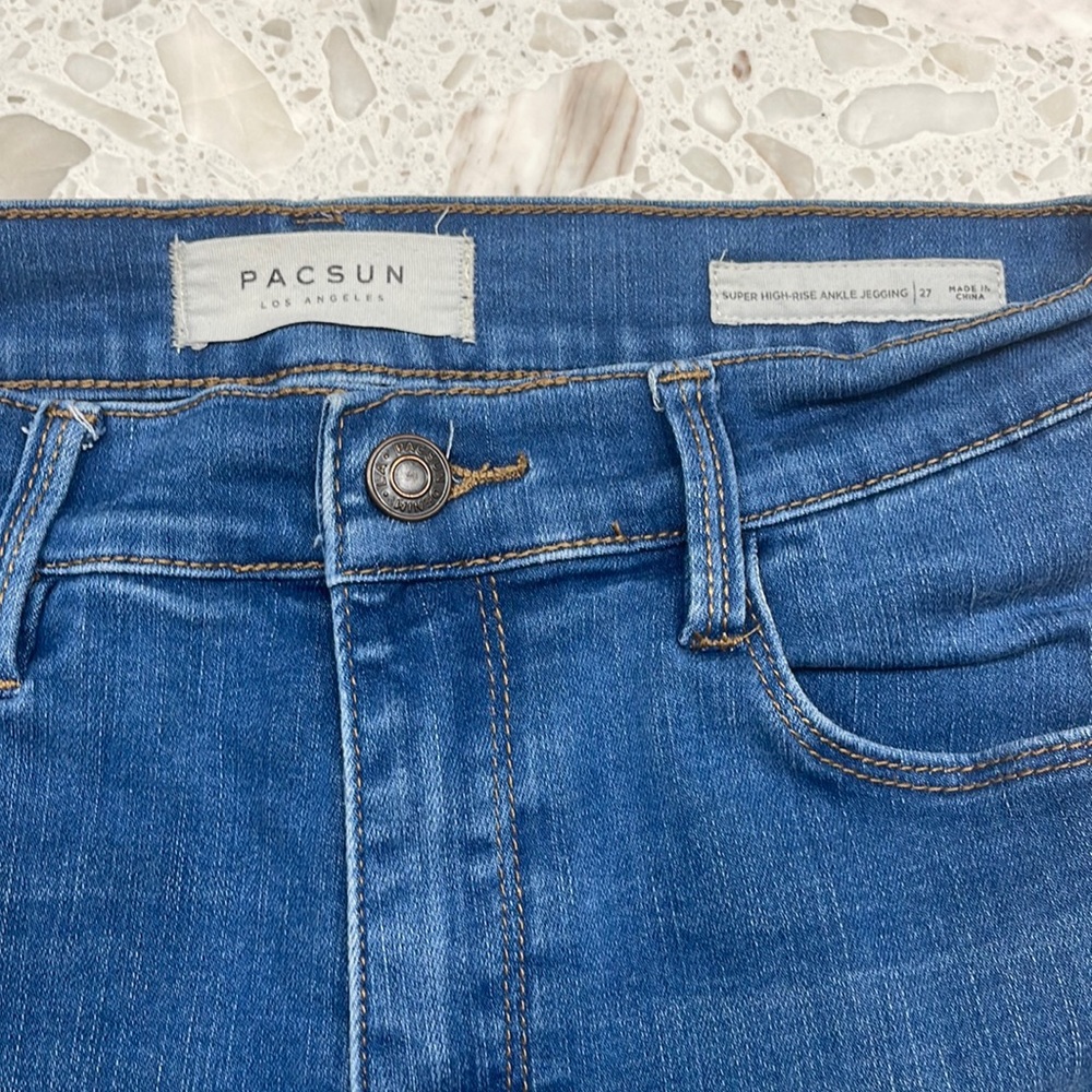 Pacsun super high-rise ankle jeggings